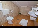 Apartments Ankica - pool & garden A1(9), A2(8) Kampor - Island Rab  - Apartment - A2(8): bathroom with toilet