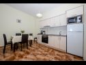 Apartments Coastal home - 10 m from the sea: A1(4+1), A2(2), A3(2+2), A4(4+1), A5(4+1) Supetarska Draga - Island Rab  - Apartment - A5(4+1): kitchen and dining room