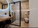 Apartments Jere - modern and near the sea: SA1(2) Brodarica - Riviera Sibenik  - Studio apartment - SA1(2): bathroom with toilet