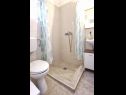 Apartments Sealine - 60m from the sea : A1(4), A2(2) Cove Kanica (Rogoznica) - Riviera Sibenik  - Apartment - A2(2): bathroom with toilet