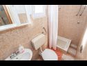 Apartments Nadica - sea view: A1(2+1), A2(2+1), A4(4) Cove Kanica (Rogoznica) - Riviera Sibenik  - Apartment - A2(2+1): bathroom with toilet