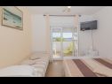Apartments Nadica - sea view: A1(2+1), A2(2+1), A4(4) Cove Kanica (Rogoznica) - Riviera Sibenik  - Apartment - A2(2+1): bedroom