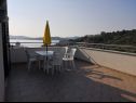 Apartments Nadica - sea view: A1(2+1), A2(2+1), A4(4) Cove Kanica (Rogoznica) - Riviera Sibenik  - Apartment - A4(4): terrace view