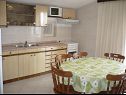Apartments Neva - 150m from sea: A1(6), A2(6) Primosten - Riviera Sibenik  - Apartment - A1(6): kitchen and dining room