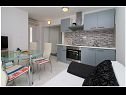 Apartments Elvi - amazing position & parking: A1 mali(2+1), A2(2+2), A3(4+1), A4 gornji(4+1), A5(2+1) Primosten - Riviera Sibenik  - Apartment - A3(4+1): kitchen and dining room