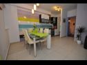 Apartments Njoko - sea view & private parking: A1(2+2), A2(3+2) Sepurine (Island Prvic) - Riviera Sibenik  - Apartment - A1(2+2): kitchen and dining room