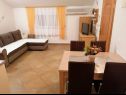 Apartments Maca - seaview & private parking: A1(2+1), A2(3+1), A3(3+2), SA4(2), A5(3+1), A6(3+2), SA7(2) Zablace - Riviera Sibenik  - Apartment - A5(3+1): living room