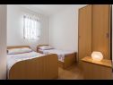 Apartments Petra - 50 m from pebble beach: A2-donji (4), A1-gornji (2+2) Necujam - Island Solta  - Apartment - A2-donji (4): bedroom
