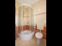 Apartments Danijela - 200 m from beach: Nina (3) Kastel Stafilic - Riviera Split  - Apartment - Nina (3): bathroom with toilet