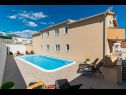 Apartments Lux 1 - heated pool: A1(4), A4(4) Marina - Riviera Trogir  - swimming pool (house and surroundings)