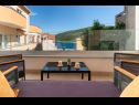 Apartments Lux 2 - heated pool: A2(4+2), A3(4+2) Marina - Riviera Trogir  - terrace