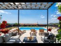 Holiday home Pax - with pool: H(4+2) Marina - Riviera Trogir  - Croatia - view