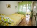 Apartments Arc - 5 M From Beach: A1 Green (2+2), A2 Yellow (2+2), A3 Red (2+2), SA4 Blue (2+2) Poljica (Marina) - Riviera Trogir  - Apartment - A1 Green (2+2): bedroom