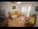 Apartments Arc - 5 M From Beach: A1 Green (2+2), A2 Yellow (2+2), A3 Red (2+2), SA4 Blue (2+2) Poljica (Marina) - Riviera Trogir  - Apartment - A2 Yellow (2+2): living room