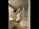 Apartments Ani - with pool and hot tub: A1(6), SA1 Zapadni(2), SA2 Sjeverni(2), A3 Juzni(5) Seget Vranjica - Riviera Trogir  - Studio apartment - SA1 Zapadni(2): bathroom with toilet