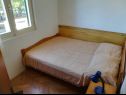 Apartments Igi - in the beach camp: A1 Porat (6), A2 Porat(6) Susica - Island Ugljan  - Apartment - A1 Porat (6): bedroom