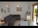 Apartments Davor - 20m from sea : A1(2+2), A2(2+2), A3(6) Mali Iz (Island Iz) - Zadar riviera  - Apartment - A1(2+2): living room
