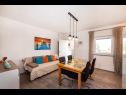 Apartments Dreamy - free parking A1(4), A2(4) Nin - Zadar riviera  - Apartment - A2(4): living room