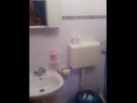 Apartments Vjeko - 200 m from sea: 1 - A1(2+2), 2 - B1(2+2) Nin - Zadar riviera  - Apartment - 1 - A1(2+2): bathroom with toilet