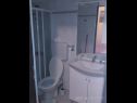 Apartments Vjeko - 200 m from sea: 1 - A1(2+2), 2 - B1(2+2) Nin - Zadar riviera  - Apartment - 2 - B1(2+2): bathroom with toilet