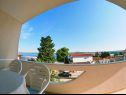 Apartments Ante - 50m from the sea: A1 plavi(2+2), A2 zuti(2+2) Posedarje - Zadar riviera  - Apartment - A1 plavi(2+2): terrace view