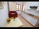Apartments Armitage - family friendly: A1(4), A2(4+1), A3(2+1), A4(2+1), A5(2+1) Privlaka - Zadar riviera  - Apartment - A3(2+1): kitchen and dining room