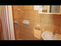 Holiday home Anamaria - sea and mountain view: H(3+2) Vinjerac - Zadar riviera  - Croatia - H(3+2): bathroom with toilet
